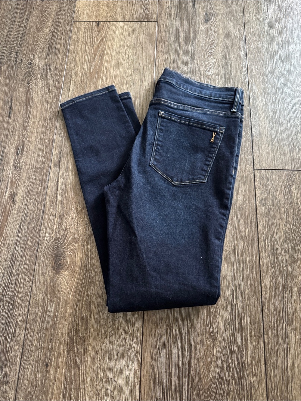 Vintage America Dark Indigo High Rise Skinny Jeans